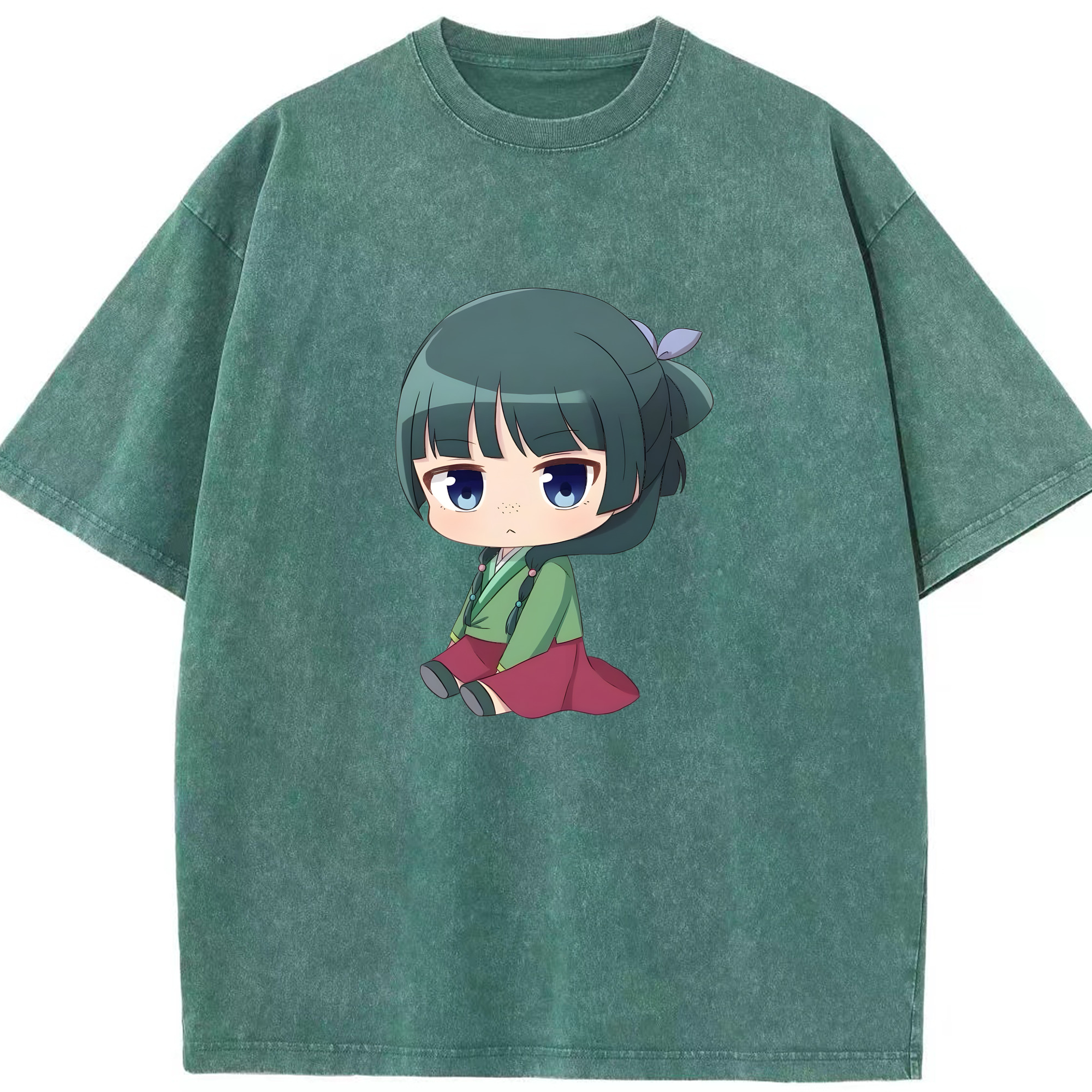 （画像用） 薬屋のひとりごと The Apothecary Diaries 綿100% ヴィンテージ風 半袖Tシャツ（フロントプリント）